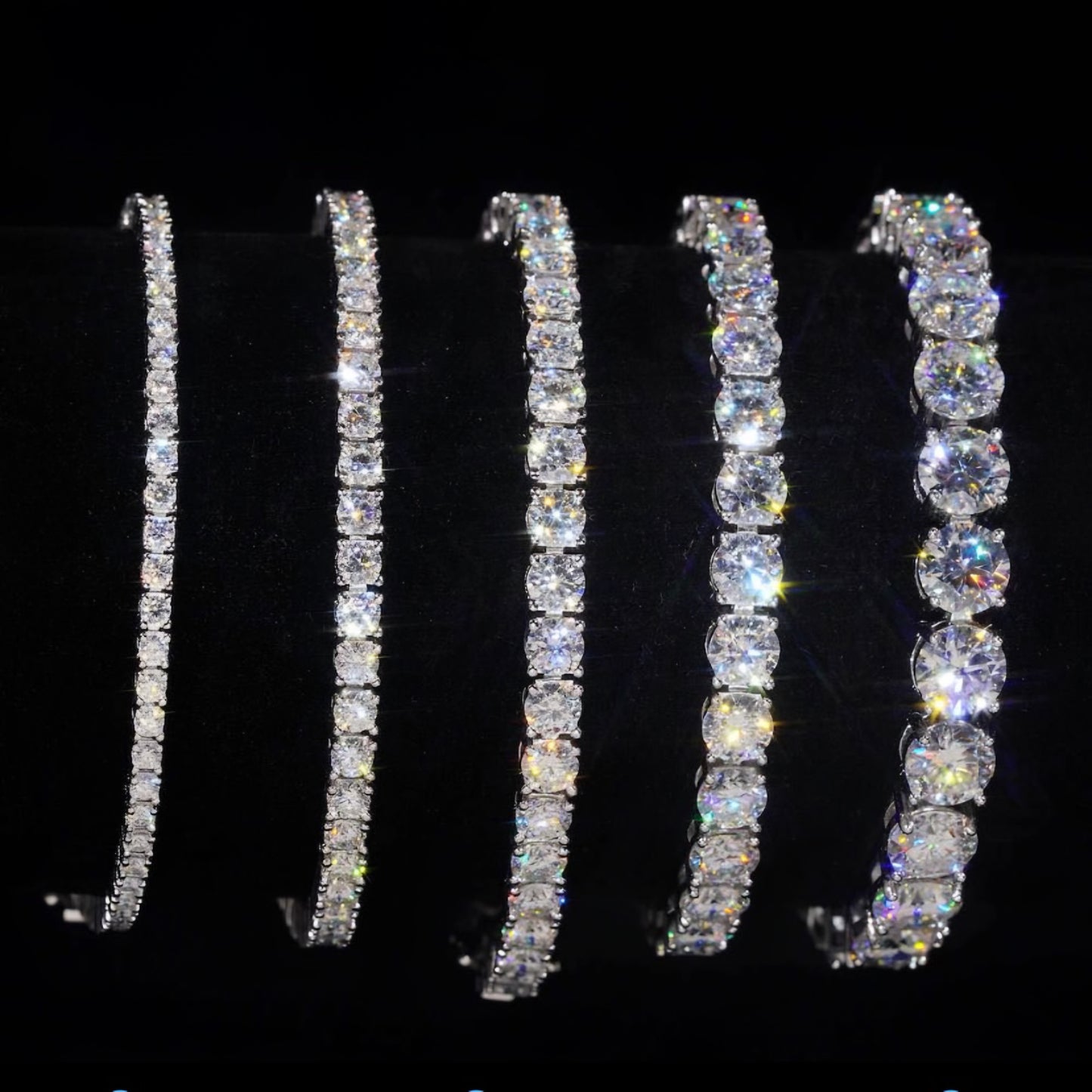 Moissanite - Tennis Bracelet 14K Gold