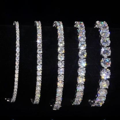Moissanite - Tennis Bracelet 14K Gold